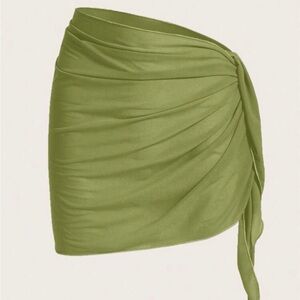 Green swim sarong